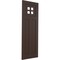 Ekena Millwork True Fit PVC San Antonio Mission Style Fixed Mount Shutters, Raisin Brown, 12W x 32H, PR TFP001ST12X032TB - alternate 7